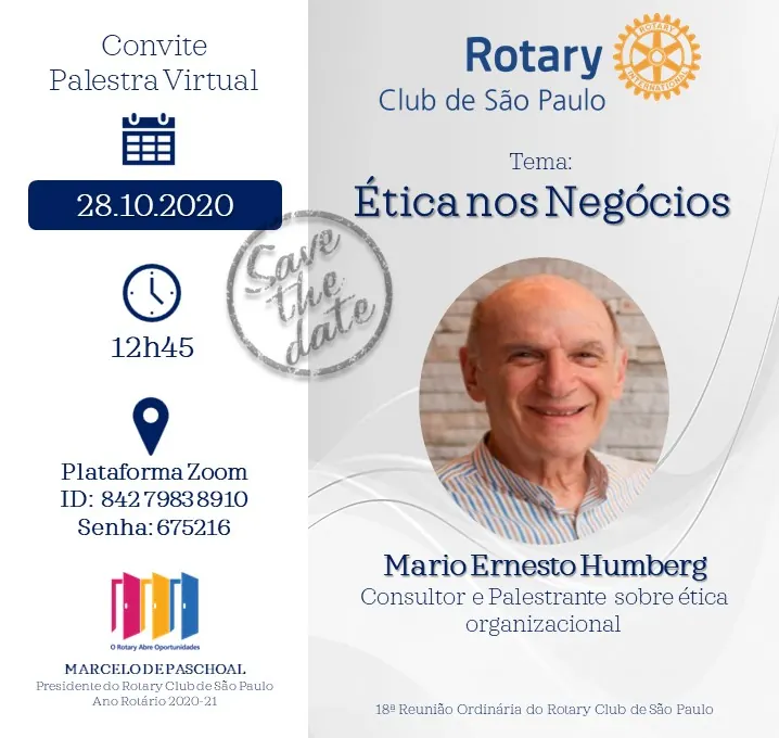 Foto do repositório histórico do Rotary Clube de São Paulo (2025)