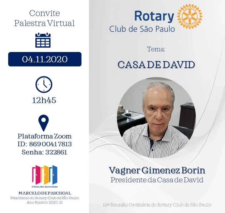 Foto do repositório histórico do Rotary Clube de São Paulo (2025)