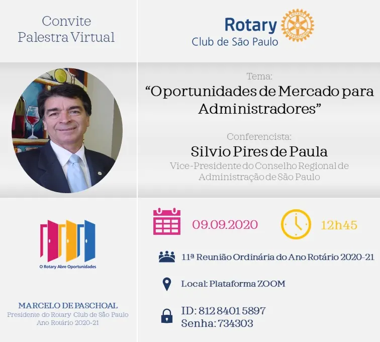 Foto do repositório histórico do Rotary Clube de São Paulo (2025)