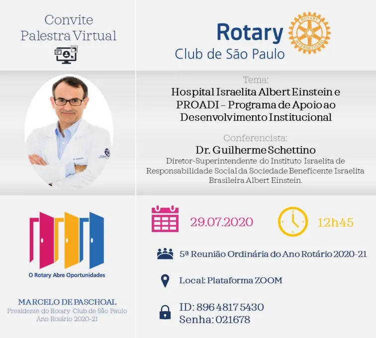 Foto do repositório histórico do Rotary Clube de São Paulo (2025)