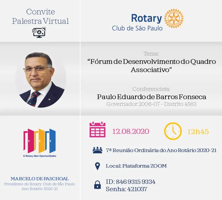 Foto do repositório histórico do Rotary Clube de São Paulo (2025)