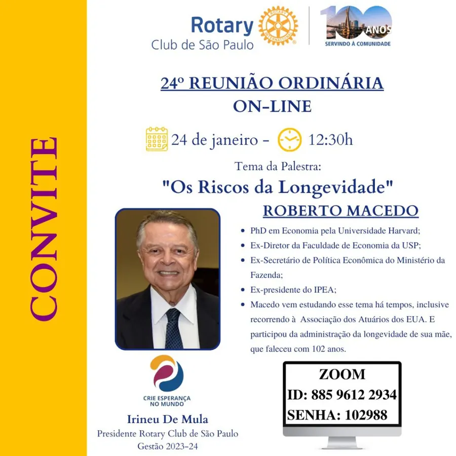 Foto do repositório histórico do Rotary Clube de São Paulo (2025)