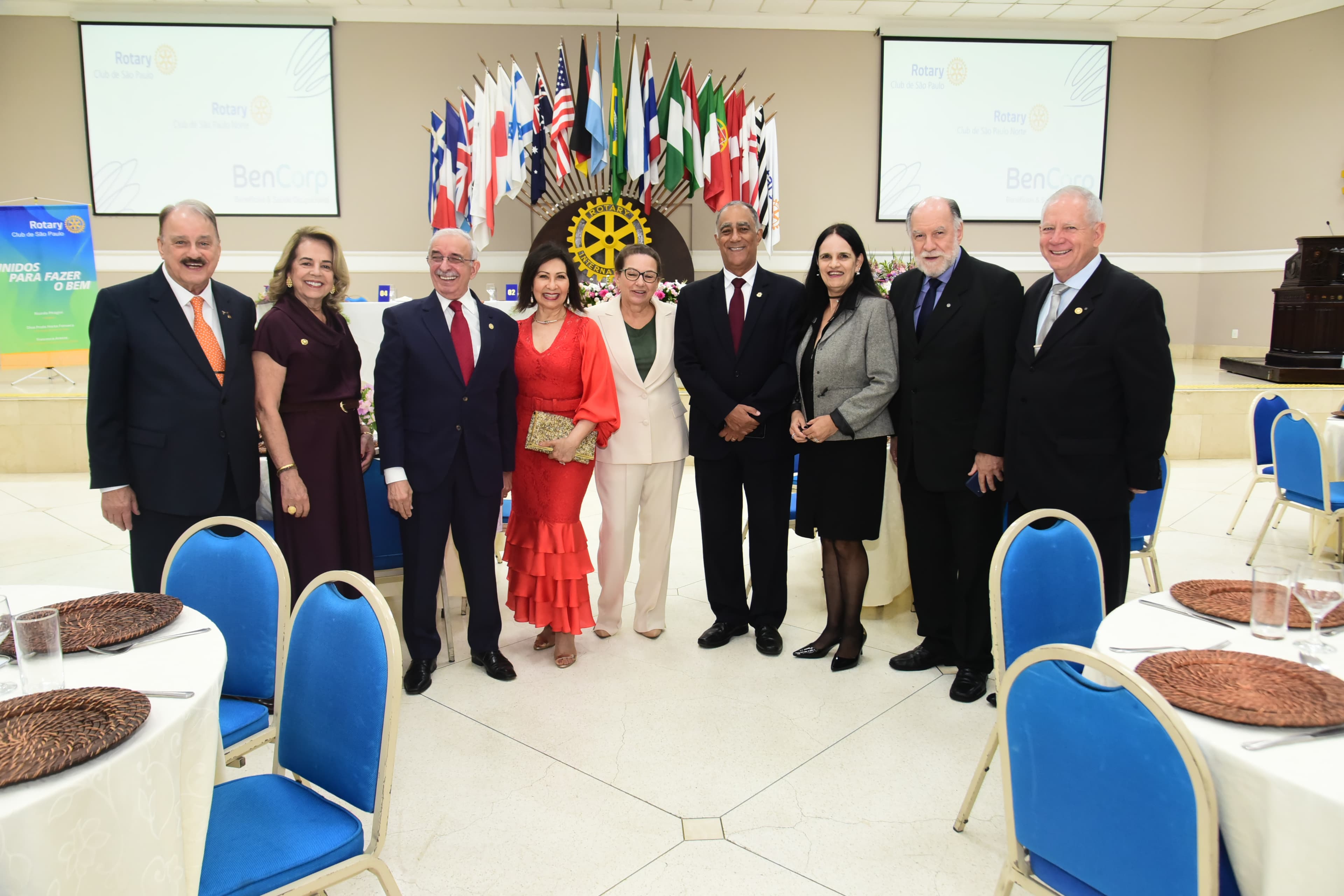 Registro fotográfico da gestão 2025/2026 do Rotary Clube de São Paulo