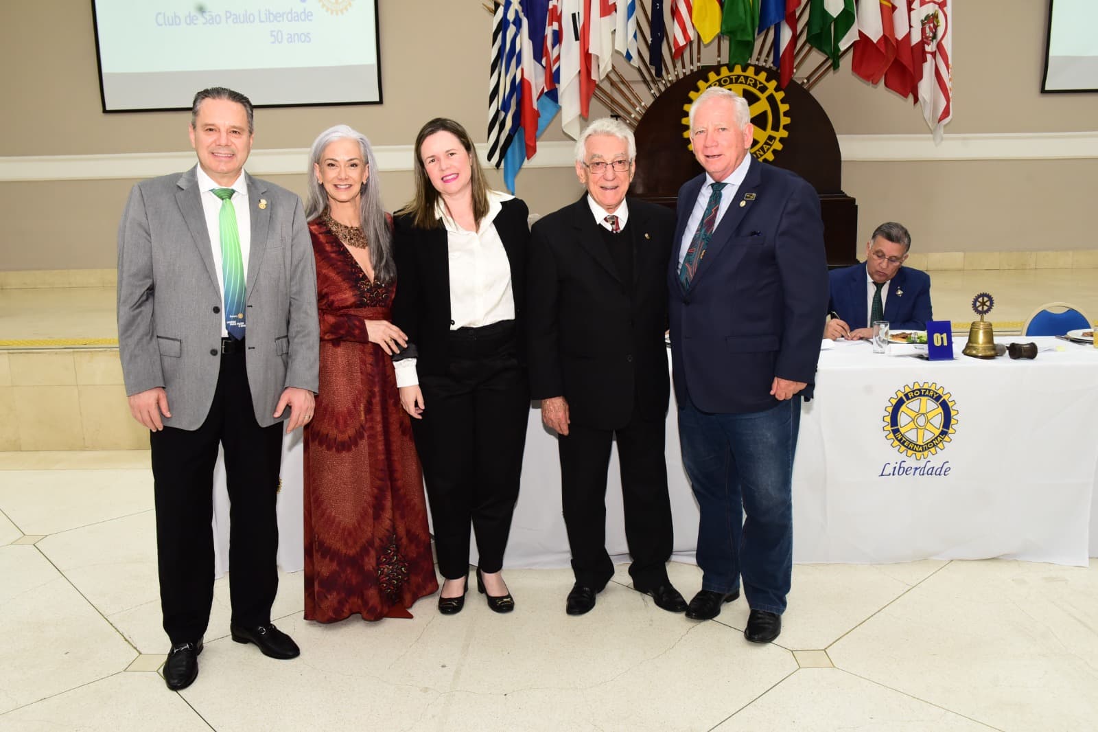 Registro fotográfico da gestão 2025/2026 do Rotary Clube de São Paulo