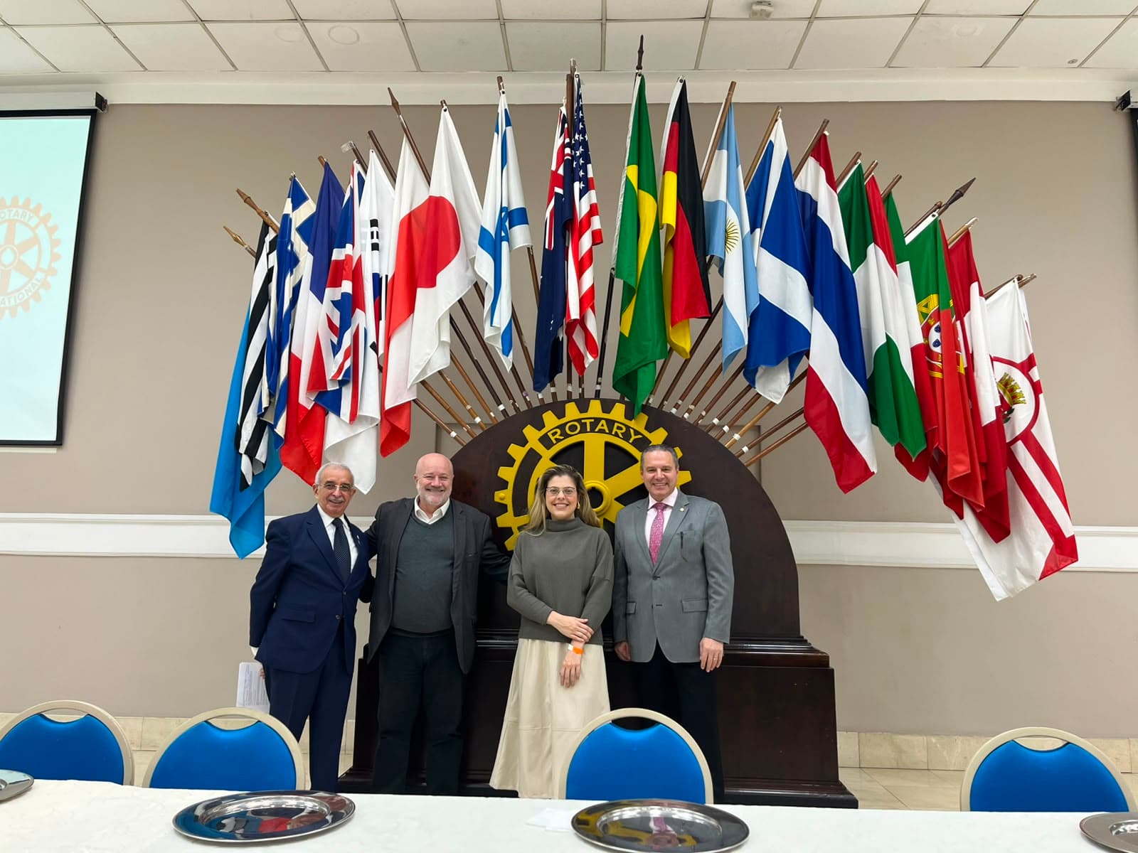 Registro fotográfico da gestão 2025/2026 do Rotary Clube de São Paulo