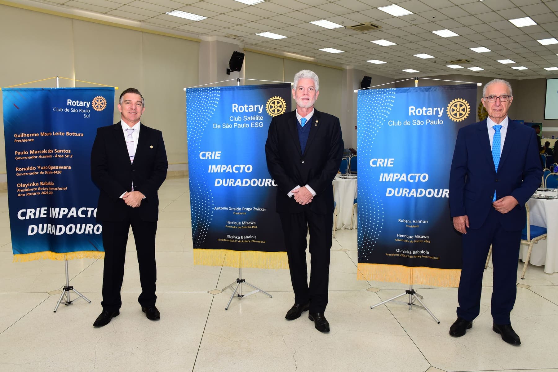 Registro fotográfico da gestão 2026/2027 do Rotary Clube de São Paulo