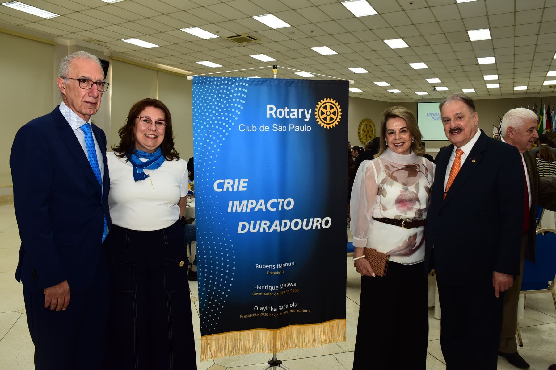 Registro fotográfico da gestão 2026/2027 do Rotary Clube de São Paulo