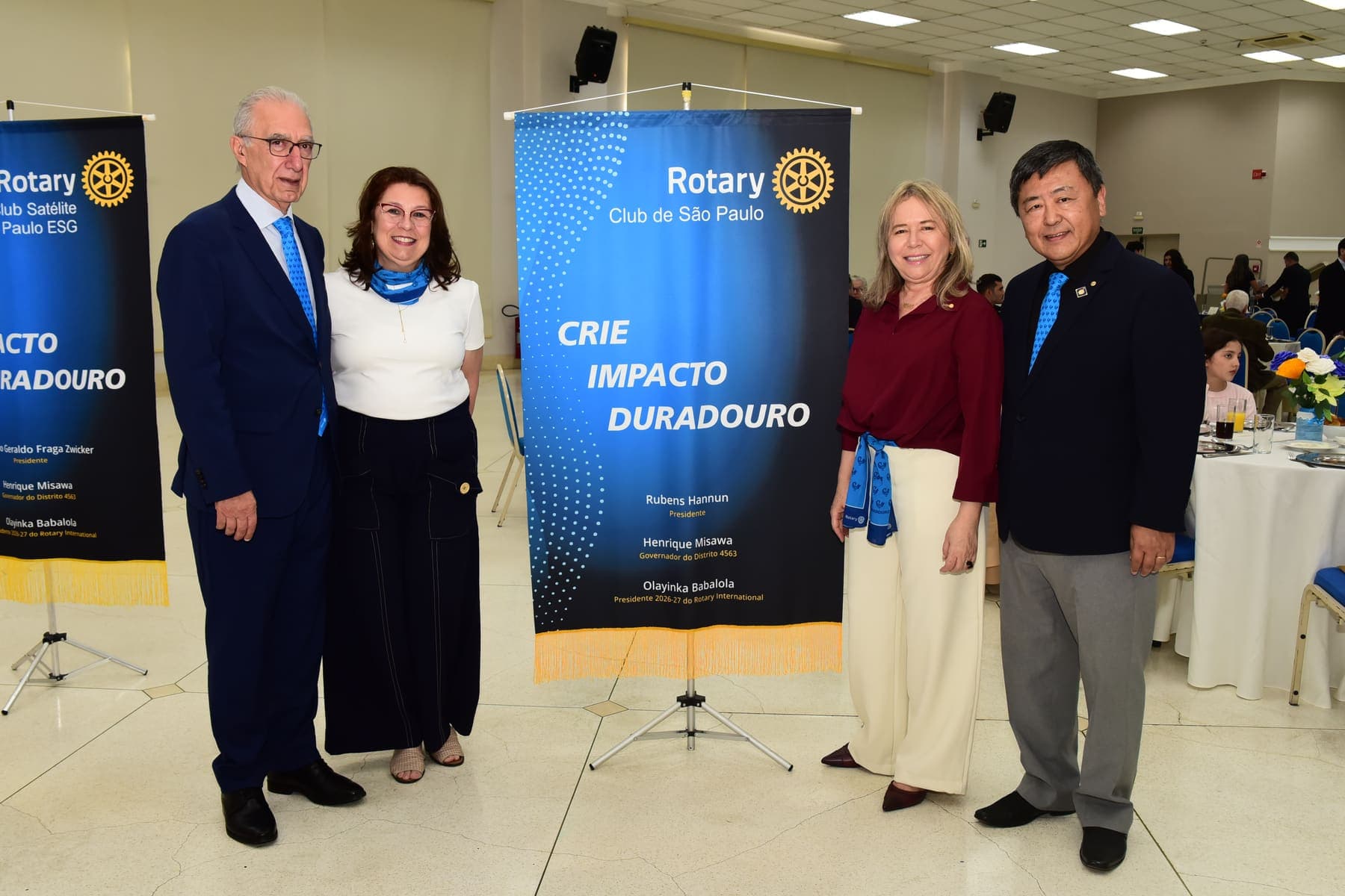 Registro fotográfico da gestão 2026/2027 do Rotary Clube de São Paulo