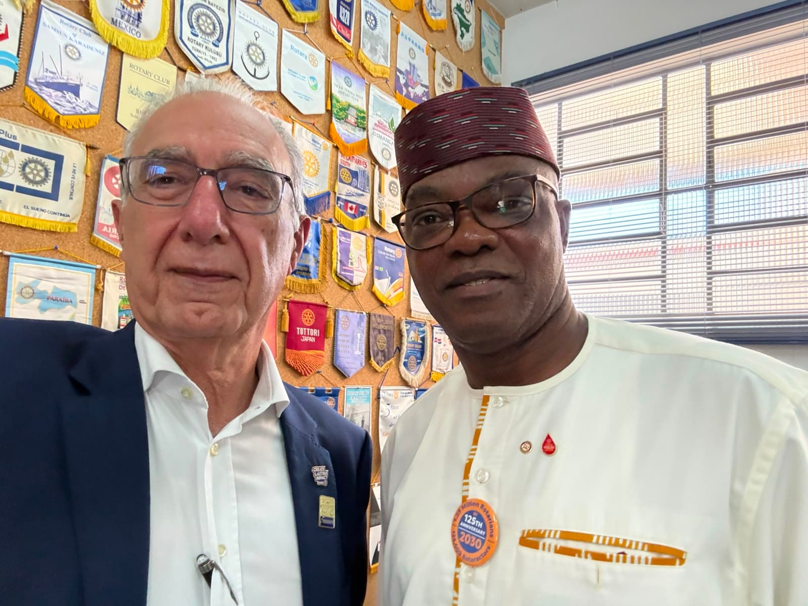 Visita ao Brasil do Presidente do Rotary Clube Internacional, Sr. Olayinka Babalola, no Rotary Clube de São Paulo