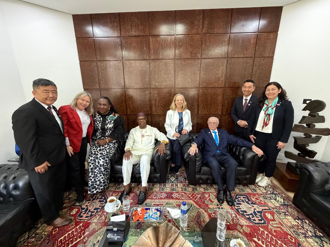 Visita ao Brasil do Presidente do Rotary Clube Internacional, Sr. Olayinka Babalola, no Rotary Clube de São Paulo