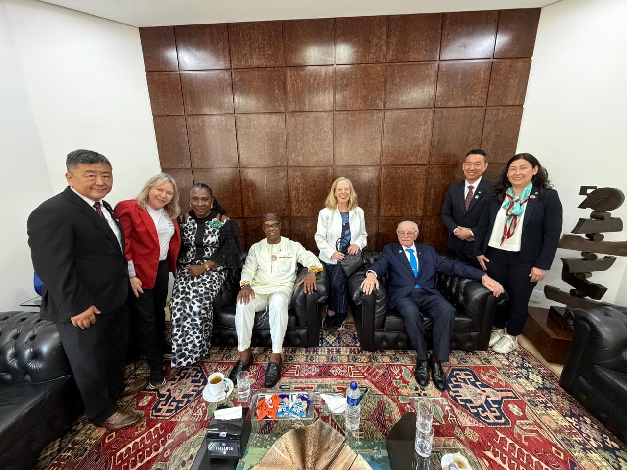 Visita ao Brasil do Presidente do Rotary Clube Internacional, Sr. Olayinka Babalola, no Rotary Clube de São Paulo