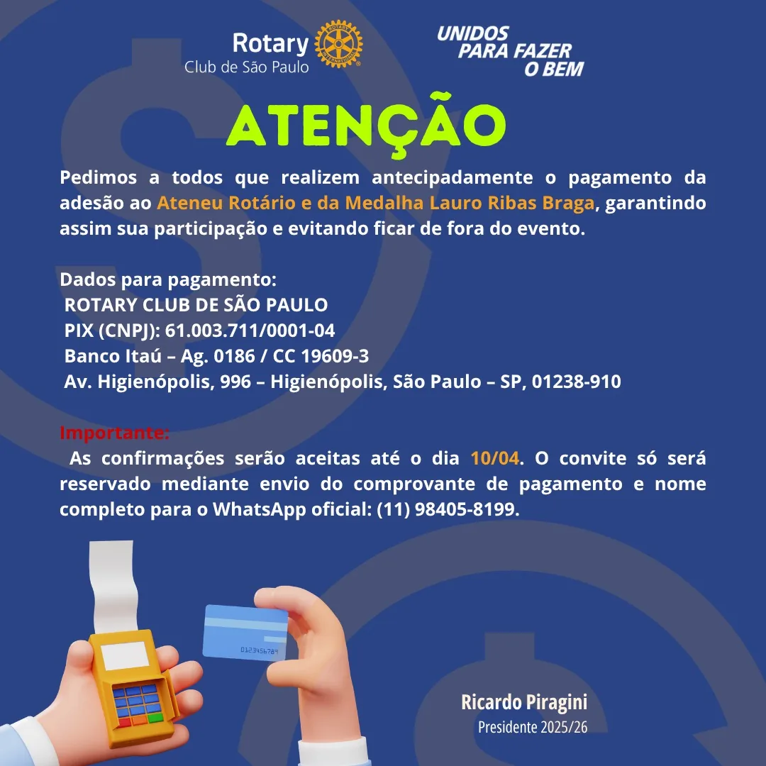 Calendario de eventos RCSP..pdf - Rotary Clube de São Paulo